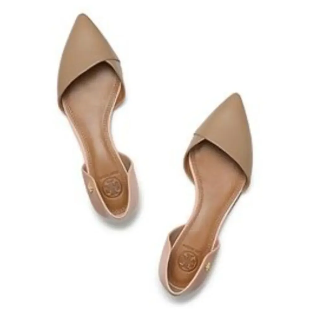 Tory Burch Tan and Cream Flats - Picture 2 of 6